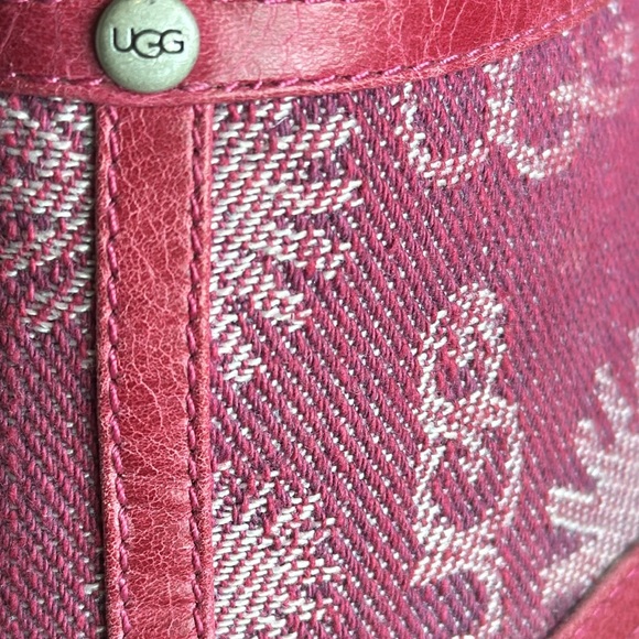 Ugg fuchsia leather sandals - size 10 - Picture 7 of 8